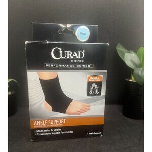 Curad Performance Series Neoprene Ankle Support For Mild Sprains Or Strains Smal